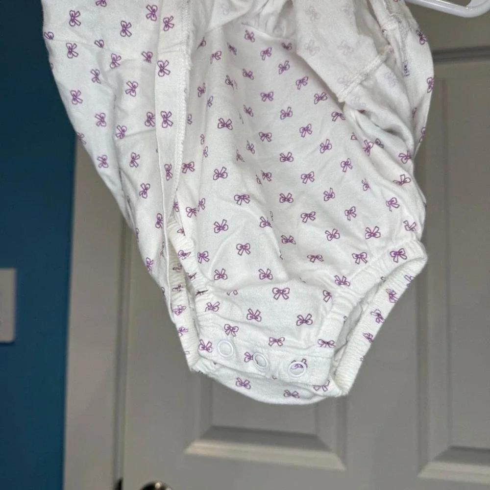 Carters Girls Bow Romper Dress Size‎ 3 Months